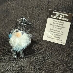 Ganz Little Biker Gnome Figurine